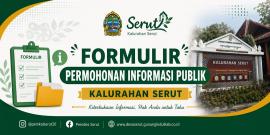 FORMULIR PERMOHONAN INFORMASI PUBLIK